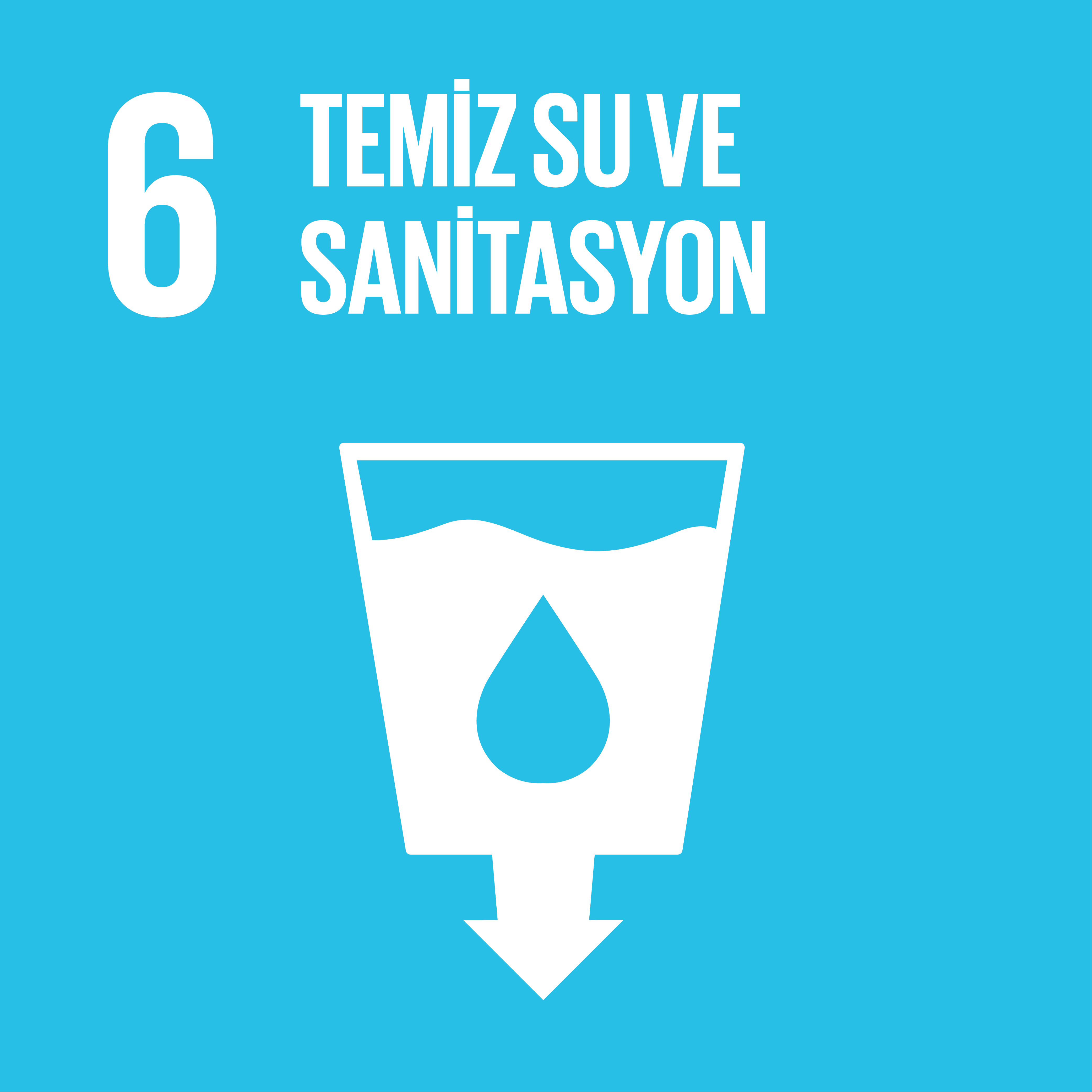 SDG 6 Sürdürülebilir Kalkınma Amacı 6 - Temiz Su ve Sanitasyon